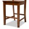 Baxton Studio Nicolette Modern and Contemporary Walnut Brown Finished Wood 5-Piece Pub Set 176-11424-10903-Zoro - alternate 8